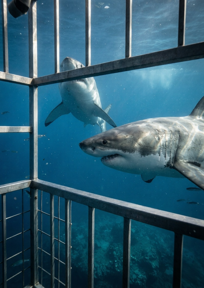 Shark Cage Diving